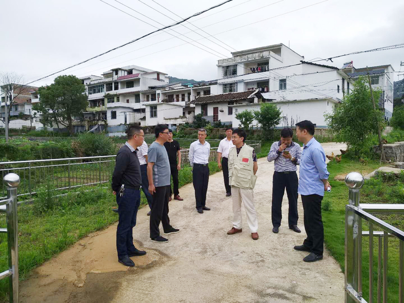 中國改革報生態(tài)文明調研采訪組考察調研我司石城項目